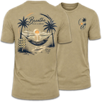 Breathe Sunset Beach Hammock Tee