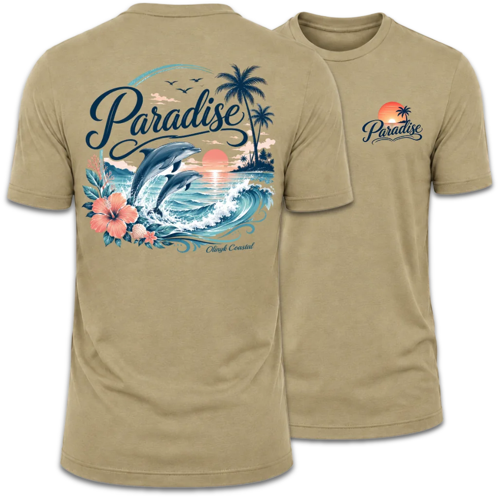 Dolphin Paradise Beach T-Shirt