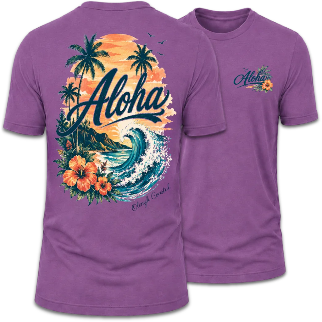 Aloha Tropical Wave T-Shirt