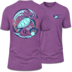Sea Turtle Coastal Graphic T-Shirt