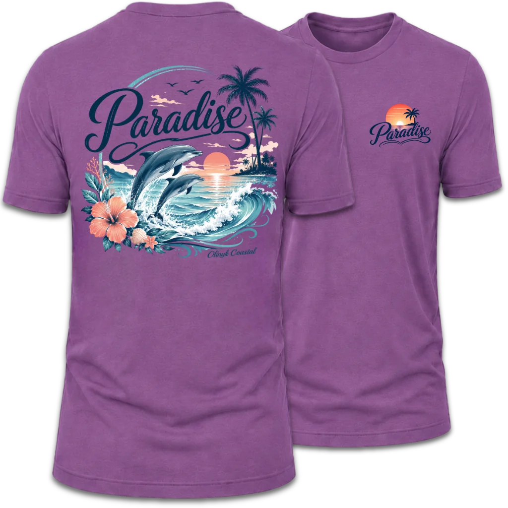 Dolphin Paradise Beach T-Shirt