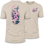 Hummingbird Love Hibiscus Coastal Tee