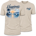 Happiness Sunset Beach T-Shirt