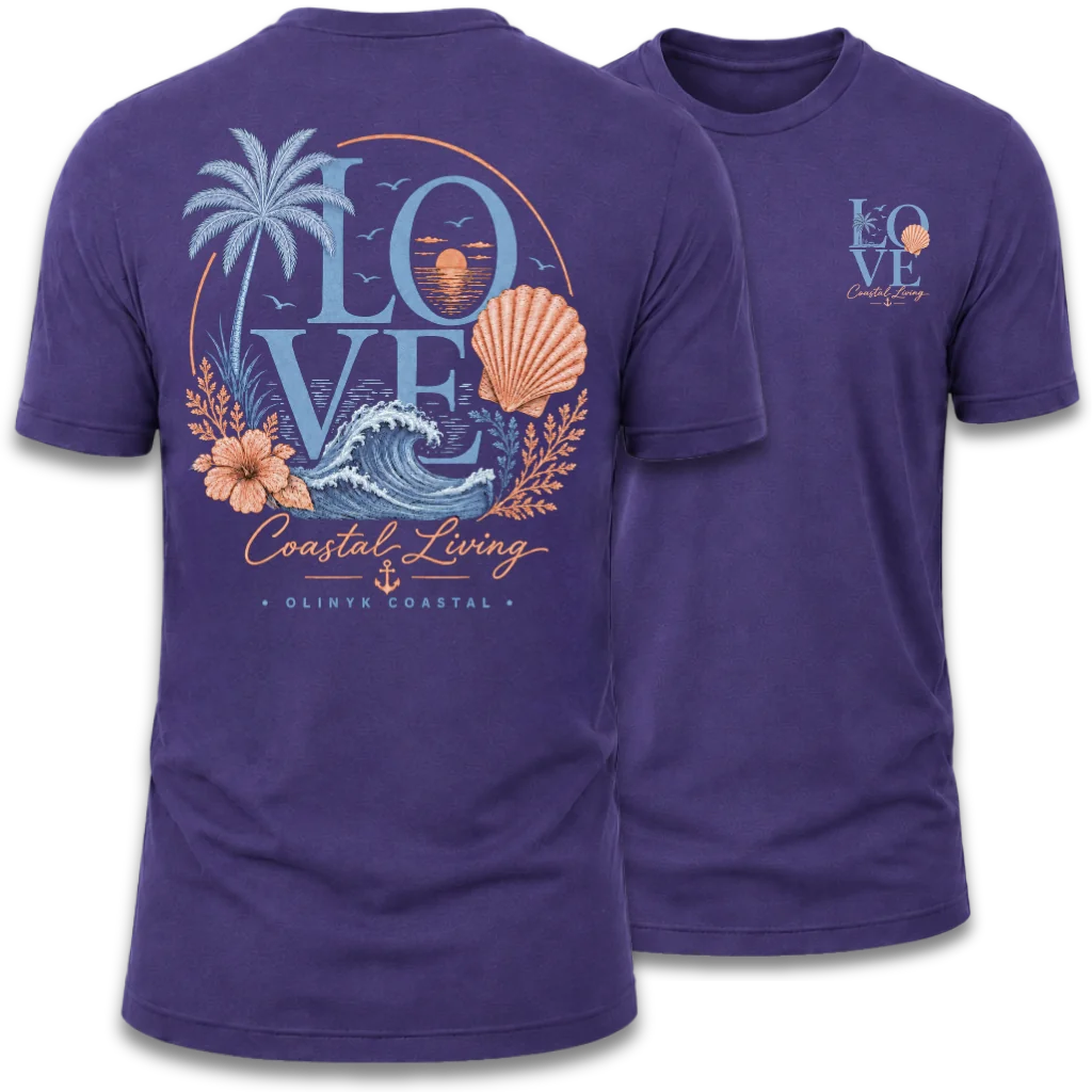 Coastal Living "LOVE" Beach T-Shirt