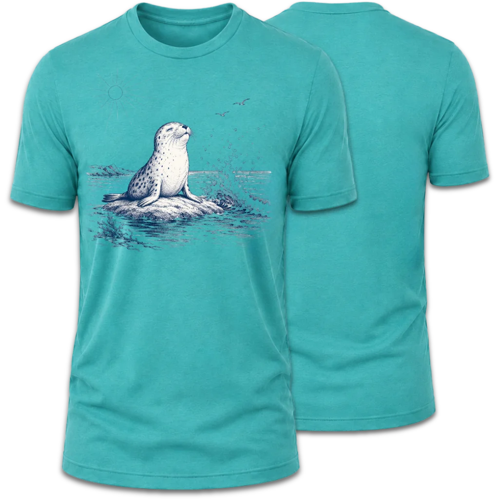 Coastal Harbor Seal - Sun & Sea T-Shirt