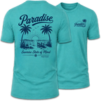 Paradise Sunrise & Tropical Beach T-Shirt
