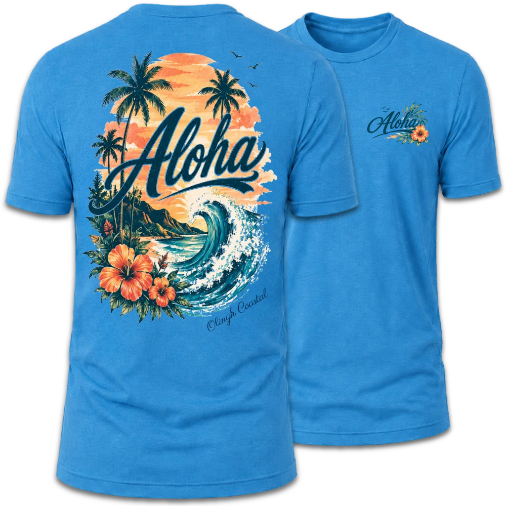 Aloha Tropical Wave T-Shirt