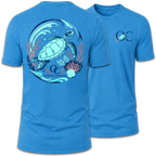 Sea Turtle Coastal Graphic T-Shirt