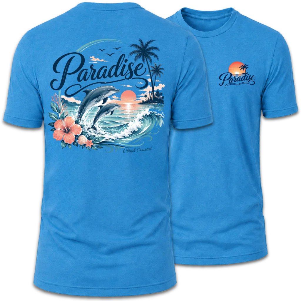 Dolphin Paradise Beach T-Shirt