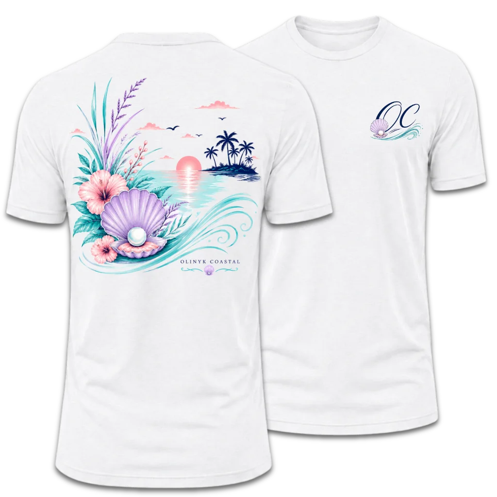 Pearl 'OC' Logo Soft Pastel T-Shirt