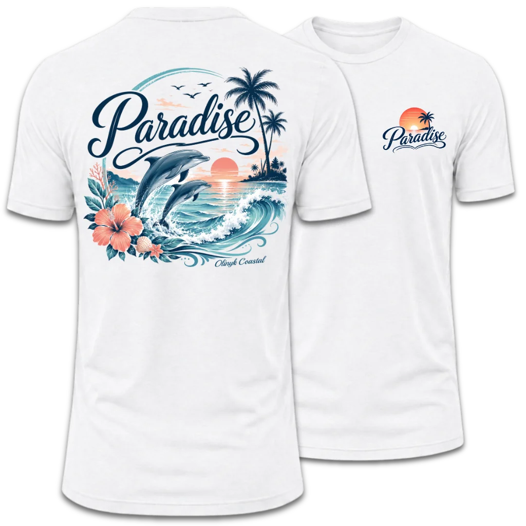 Dolphin Paradise Beach T-Shirt