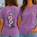 Hummingbird Love Hibiscus Coastal Tee