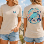 Sea Turtle Coastal Graphic T-Shirt